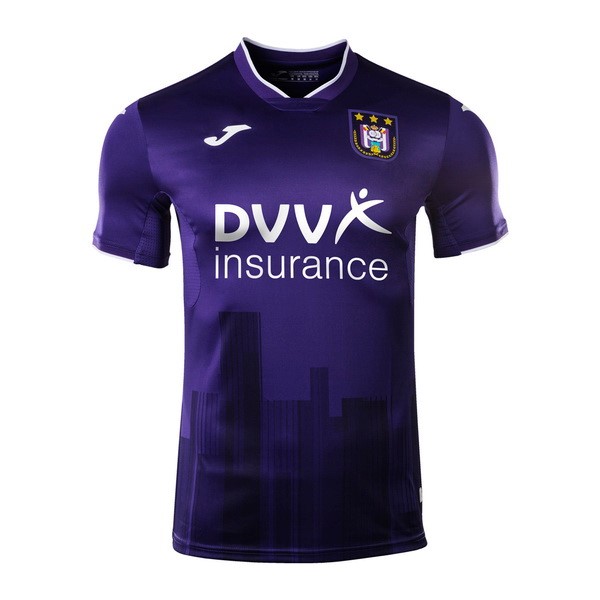 Camiseta Anderlecht Replica Primera Ropa 2020/21 Purpura